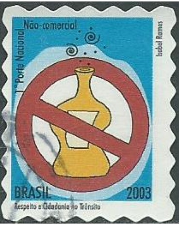 R825 RESPEITO E CIDADANIA NO TRÂNSITO 2003 - 8266  CARIMBADO